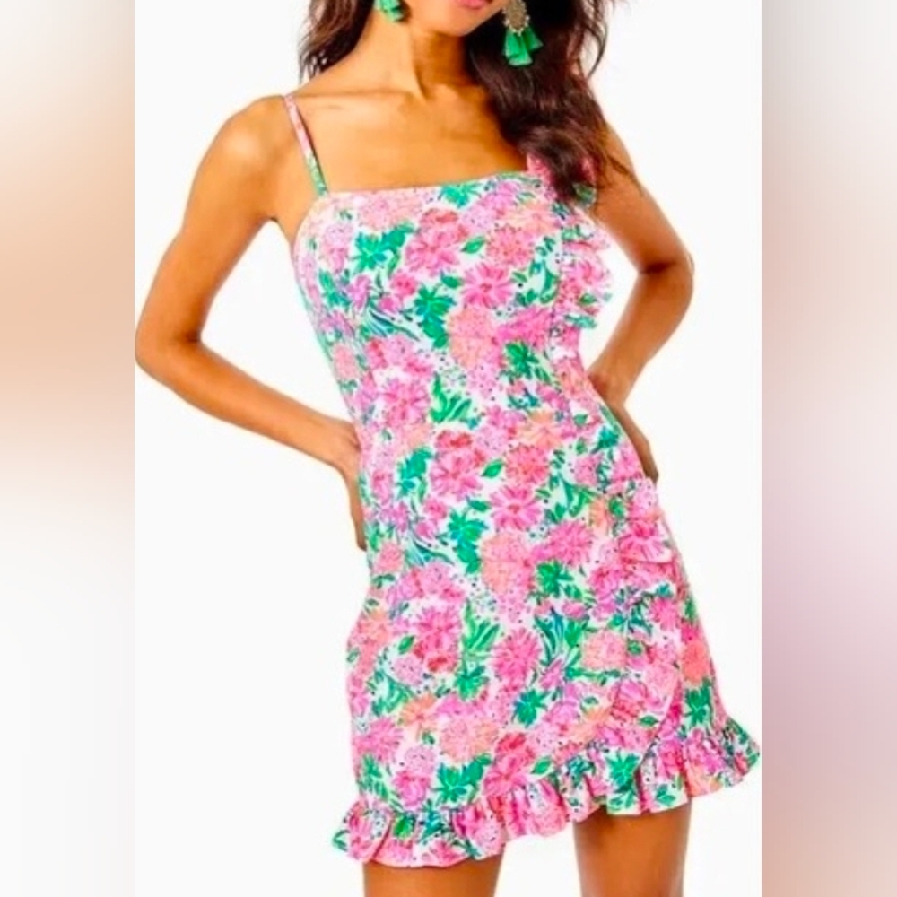 Lilly Pulitzer Maetha Romper Resort White That's What I Herd
